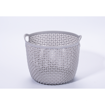 plastic laundry basket with handle bathroom use S